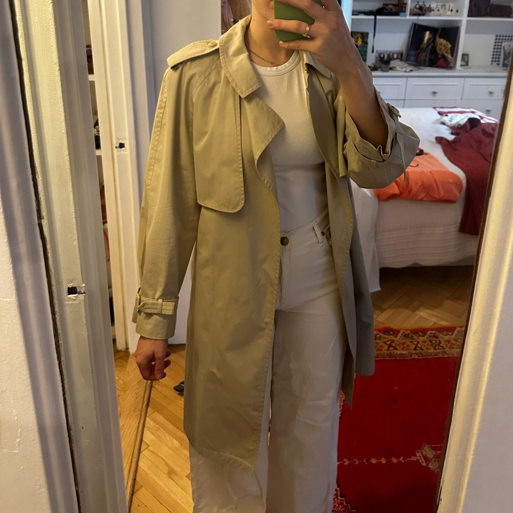 Hermes spring summer trench coat, worn three ways, US 8, EU 40